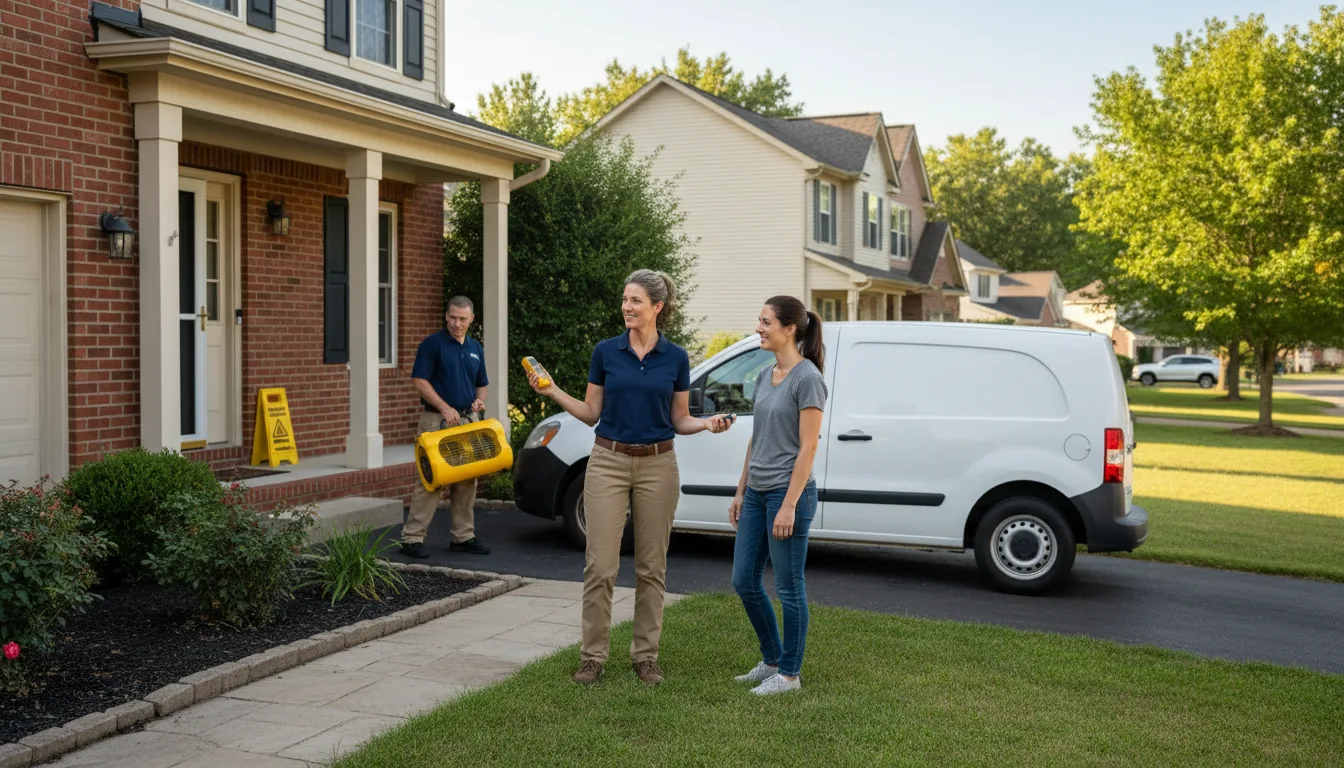 Water restoration image for Flood Water Cleanup, Removal And Restoration Services in Keezletown, VA